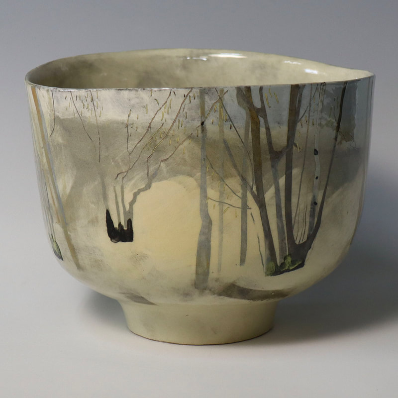 Bowl with tree images
